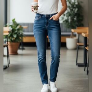 Luck Brand Mid Rise Straight Leg Jeans 8/29 NWT